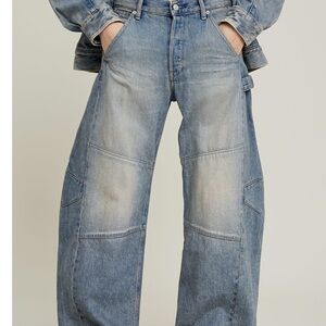 G-Star  Denim Blue Relaxed Jeans